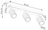 Plafonnier KARBON 3L sauge 3xGU10  10W aluminium Voir les images du produit 9