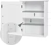 EUGAD Wandschrank mit Tür&verstellbare Ablage, Weiß, Produktbild-Vorschau 5