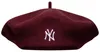 New Era Script Beret New York Yankees Baskenmütze bordeaux Produktbild-Vorschau 2
