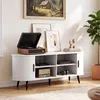 Meuble TV BEALIFE, 145x40x55 cm, avec 2 volets roulants | Voir les images du produit 10