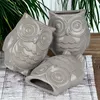 3er Set Luftbefeuchter Heizung Eule grau Raumbefeuchter Produktbild-Vorschau 3