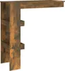 A wooden bar table with shelves against a white background. Náhľad obrázku produktu