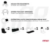 AMiO SC-17 Autostoelhoes Set, universeel, zwart en rood Productafbeelding-voorbeeld 6