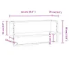 vidaXL Wandregal mit Stange Räuchereiche 65x25x30 cm Produktbild-Vorschau 8
