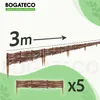 5 x BOGATECO Beeteinfassung aus Weide | 60 cm Lang & 10 cm Produktbild-Vorschau 2