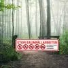 Forstarbeiten Banner Baumfällarbeiten Forst Plane PVC Produktbild-Vorschau 2