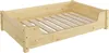 A wooden dog bed with a slatted base. Produktbild-Vorschau