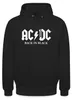 Spreadshirt AC/DC Back In Black Logo Mit Blitz Uni Hoodie, Produktbild-Vorschau 1