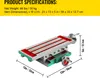 SucceBuy frézovací stůl 450 × 170 mm, 30 kg těžký pracovní Náhled obrázku produktu 7