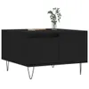 vidaXL Couchtisch Schwarz 55x55x36,5 cm Holzwerkstoff Produktbild-Vorschau 3