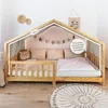 Musselin Hausbett Himmel Kinderzimmer Baumwolle mit Gold Produktbild-Vorschau 5