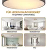 MONZANA® Plafonnier Ciel étoilé Rond Ø 30cm Abat-jour Tissu Voir les images du produit 5
