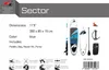 F2  SUP Stand Up Paddle Board Sector  11'5''  Blau Produktbild-Vorschau 6
