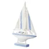 Mini Holz-Segelboot, 21,5 cm, Deko, Maritim, Nautischer Produktbild-Vorschau 2