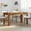 vidaXL Esstisch Altholz-Optik 140x74,5x76 cm Holzwerkstoff Produktbild-Vorschau 3