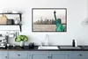 MuchoWow® Gerahmtes Poster Der Horizont von Manhattan und Produktbild-Vorschau 3
