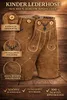 PAULGOS Bambini Trachten Lederhose corti - KK2 - Vera pelle Anteprima dell’immagine prodotto 2