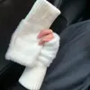 Rukavice bez prstů, Teplé měkké rukavice, Návleky na Náhled obrázku produktu 6
