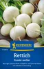Kiepenkerl Rettichsamen Runder weißer Raphanus sativus Produktbild-Vorschau 1