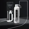 Wessper Trinkflasche Glas Mit Silikonhülle, Wasserflasche Produktbild-Vorschau 9