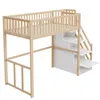 Hochbett,Kinderbett(natur)Holzbett,mit Produktbild-Vorschau 10