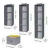 Hängeregal Kleiderschrank Organizer mit 3 Fächer Produktbild-Vorschau 5