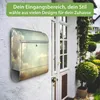 banjado Design Briefkasten Stahl silber mit Zeitungsfach Produktbild-Vorschau 3