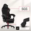 Sedia da gioco ergonomica con poggiapiedi per ufficio Anteprima dell’immagine prodotto 21