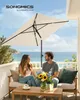 SONGMICS Sonnenschirm 232 x 149 cm, UPF 50+ Sonnenschutz Produktbild-Vorschau 3