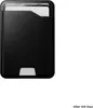 A black cardholder with cards and cash inserted. Produktbild-Vorschau