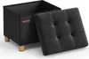 SONGMICS Sitzhocker, 29L, klappbare Sitztruhe, Produktbild-Vorschau 1