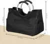 eluno Einkaufstasche WARWE aus Polyester, schwarz 43 x 29,5 Produktbild-Vorschau 7
