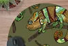MuchoWow® Mauspad Mousepad Muster - Dschungel - Chamäleons Produktbild-Vorschau 2