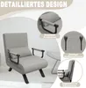 TWOLIIN Canapé-lit 3 en 1 gris clair | Lit d'appoint Voir les images du produit 4