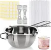 com-four® Kerzenherstellungsset für 120 Kerzen, Zubehör-Set Produktbild-Vorschau 1