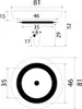 Siebkörbchen 00774 manuell Ø 80 mm für systemceram Spülen / Produktbild-Vorschau 4