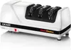 A white electric knife sharpener with three sharpening slots labeled 1, 2, and 3. The brand name 'GRAEF' is visible on the left side, and 'Chef's Choice' is on the right. Produktbild-Vorschau
