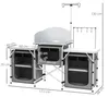 Outsunny Campingküche klappbar, Outdoor Küche mit Produktbild-Vorschau 3