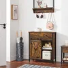 VASAGLE Komoda s posuvnými dveřmi vintage, černá, hnědá Náhled obrázku produktu 6