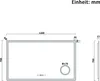 LED Badspiegel mit Schminkspiegel 120×70cm 3 Lichtfarbe Produktbild-Vorschau 7