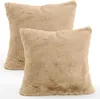 2er Set Kissenbezug Kunstfell Flauschig Deko Kissen Produktbild-Vorschau 2