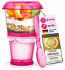 Muesli 2 Go Go Gobelet avec lait réfrigéré - Rouge Voir les images du produit 1