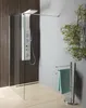 Aqualine WALK-IN Glaswand für Wandmontage mit Stütze, Produktbild-Vorschau 1