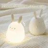 Led Hasen-Nachtlicht, Stufe 2 Dimmbar Silikonlampe, 1200mAh Produktbild-Vorschau 8