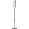 A white cordless stick vacuum cleaner is shown against a white background. Produktbild-Vorschau
