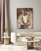 Leinwandbild Wandbild SAXOPHONIST Malerei Retro Stil Produktbild-Vorschau 5