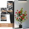 COSTWAY Arbre artificiel 2 avec 24 fleurs, camélia Voir les images du produit 7