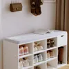 Skríň Na Topánky S Sedadlom Loft Biela Lavica Prechodová Náhľad obrázku produktu 5