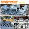 MEXO Loungesofa Gartenmöbel Set 2-Sitzer Gartensofa aus Produktbild-Vorschau 9