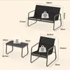 Bealife Gartenmöbel-Sets, Gartenlounge-Set 4er Set, 1 Tisch Produktbild-Vorschau 7
